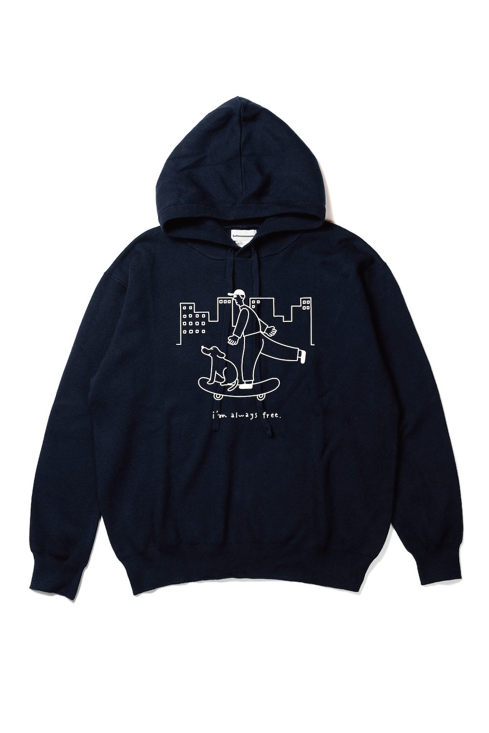 12G smouth knit hoodie × Saki Morinaga
