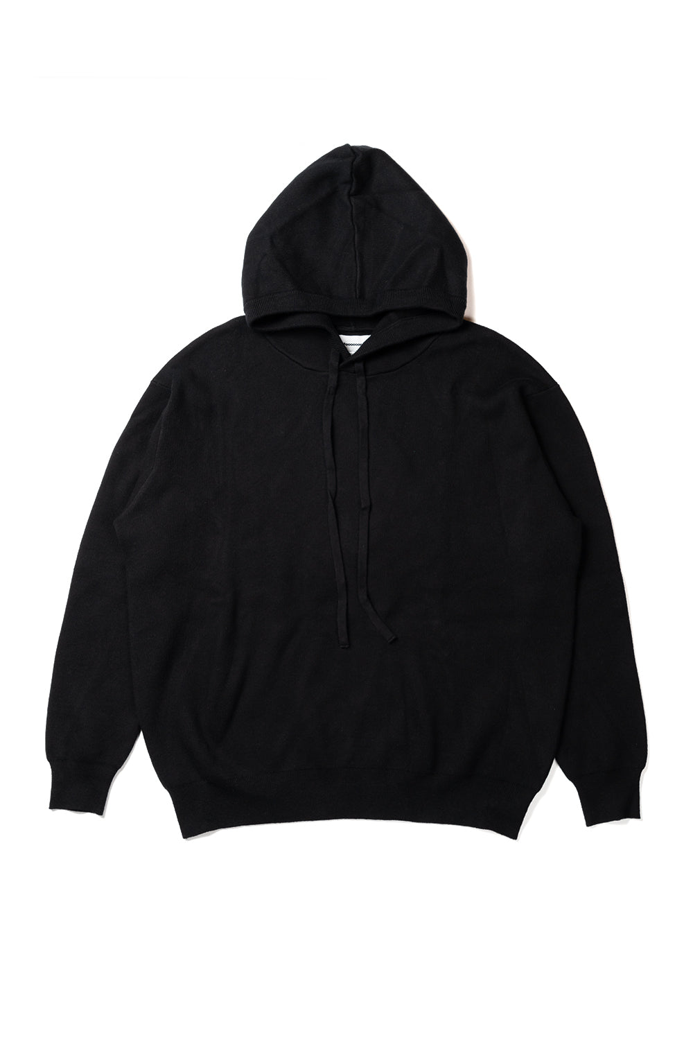12G smouth knit hoodie