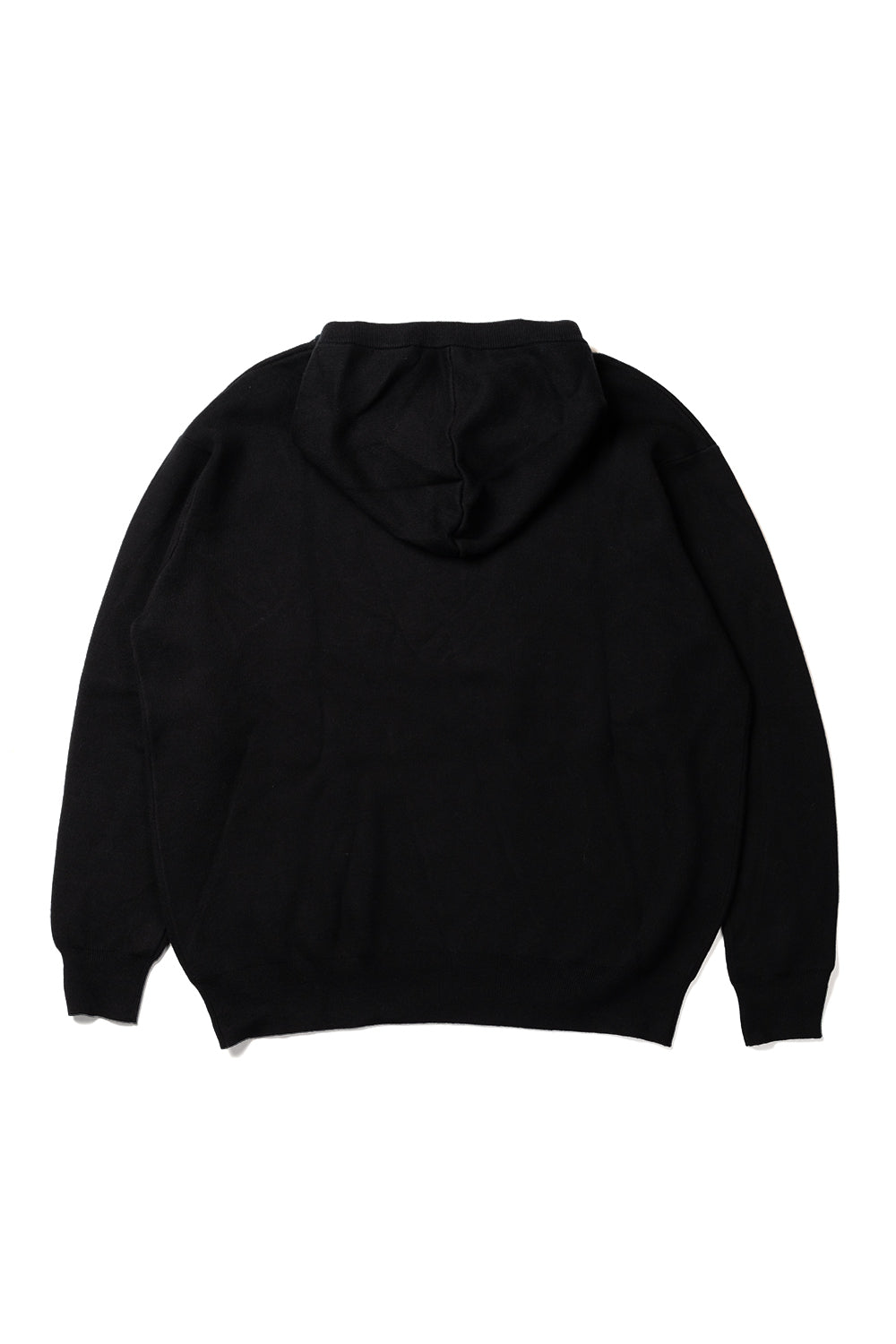 12G smouth knit hoodie